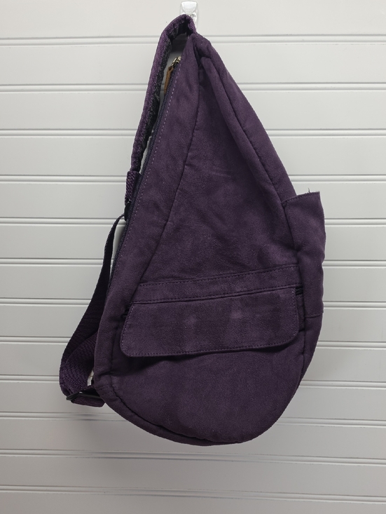 L.L. Bean Handbags - L L Bean Ameribag Healthy Back Purple Sling Crossbody Bag